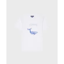 Vilebrequin - Placed Whale T-shirt Aus Bio-baumwolle Für Herren - T-shirt - Thom - Weiss - Größe M Vilebrequin - Placed Whale T-shirt Aus Bio-baumwolle Für Herren - T-shirt - Thom - Weiss - Größe M