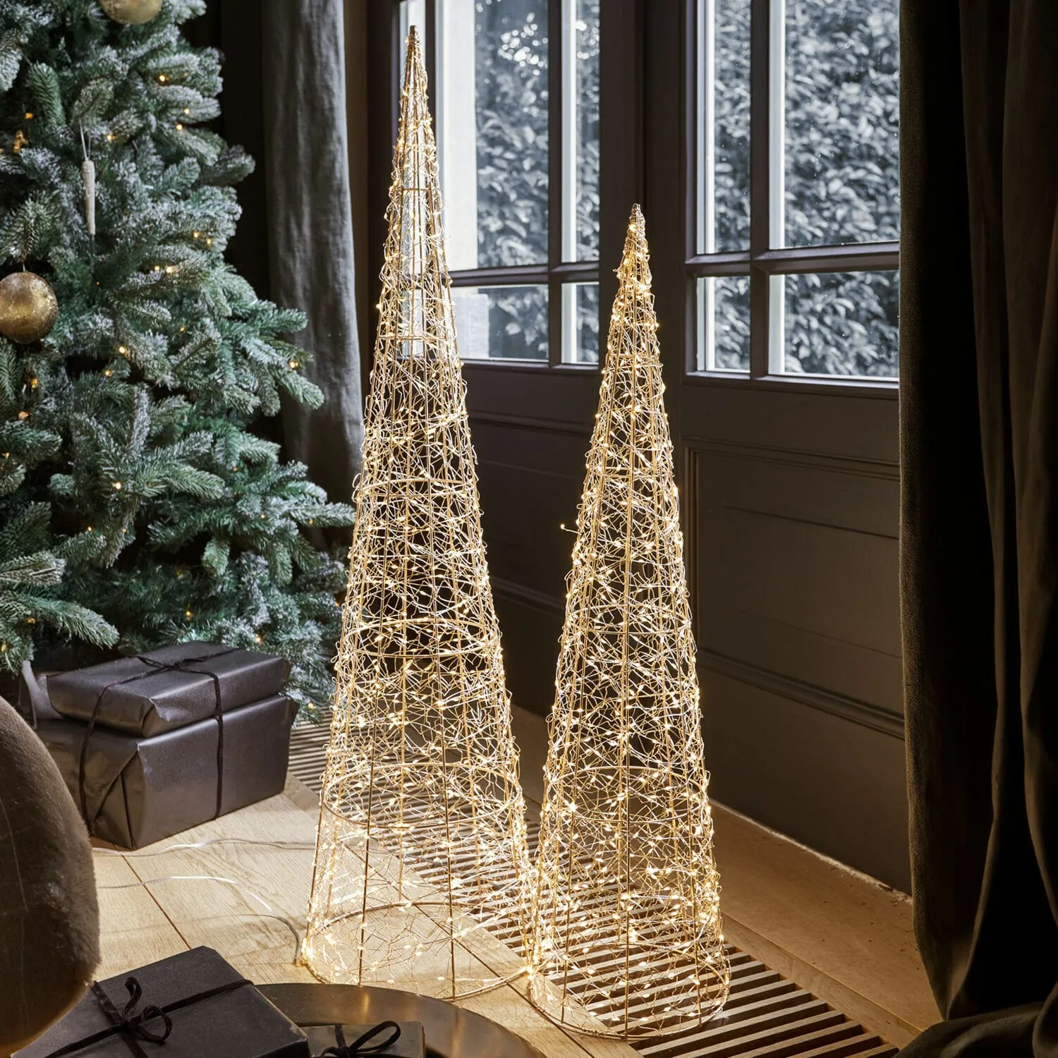 LED-Baum 2er Set Oakworth – Bild 2