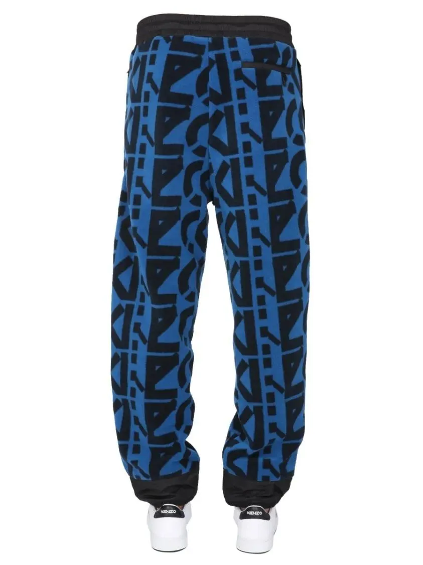 Kenzo - Jogging Pants With Monogram Logo - Größe S - schwarz – Bild 2