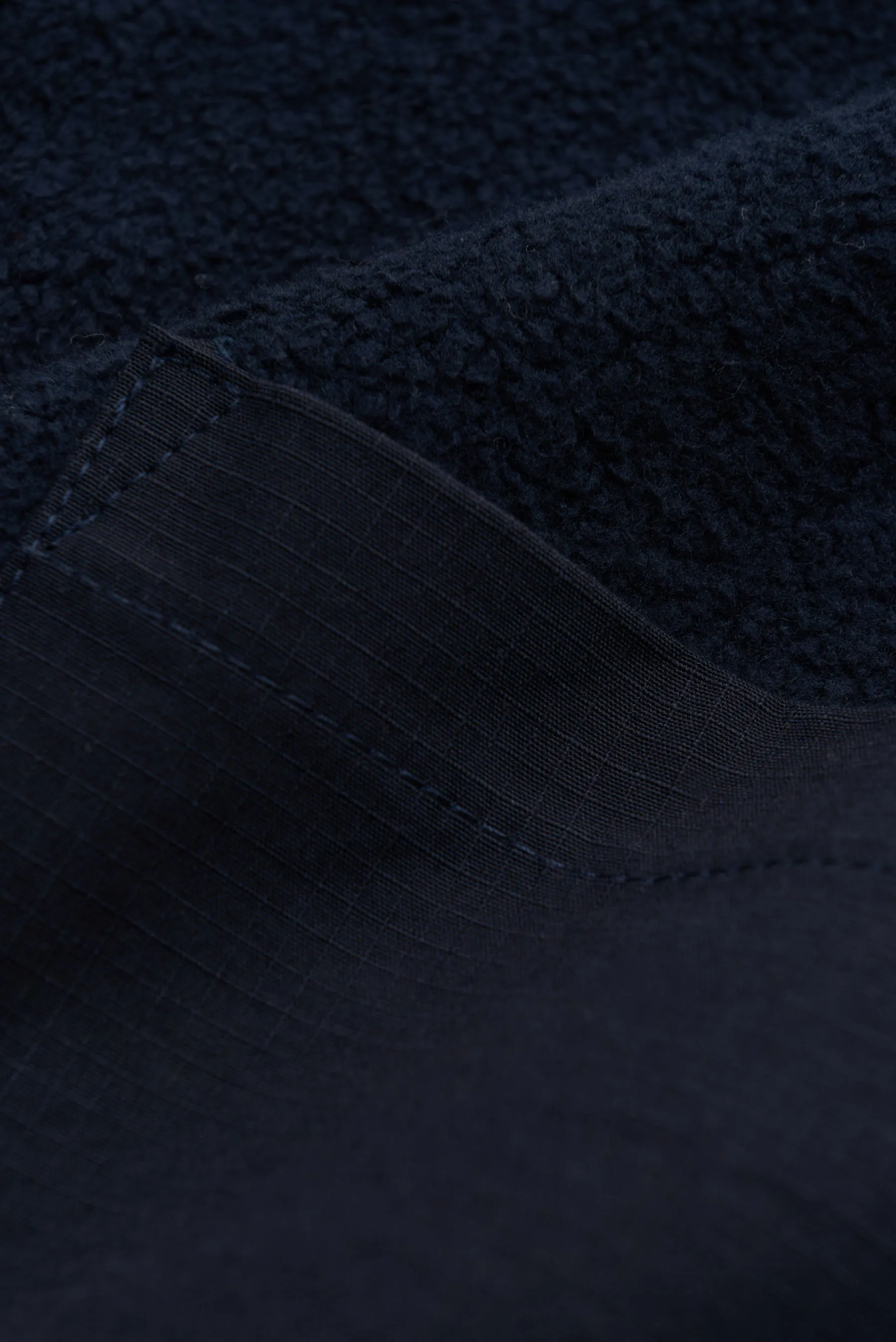 04651/ A trip in a bag - Herren - Fleece-Hemd 'Oyster' navy – Bild 6