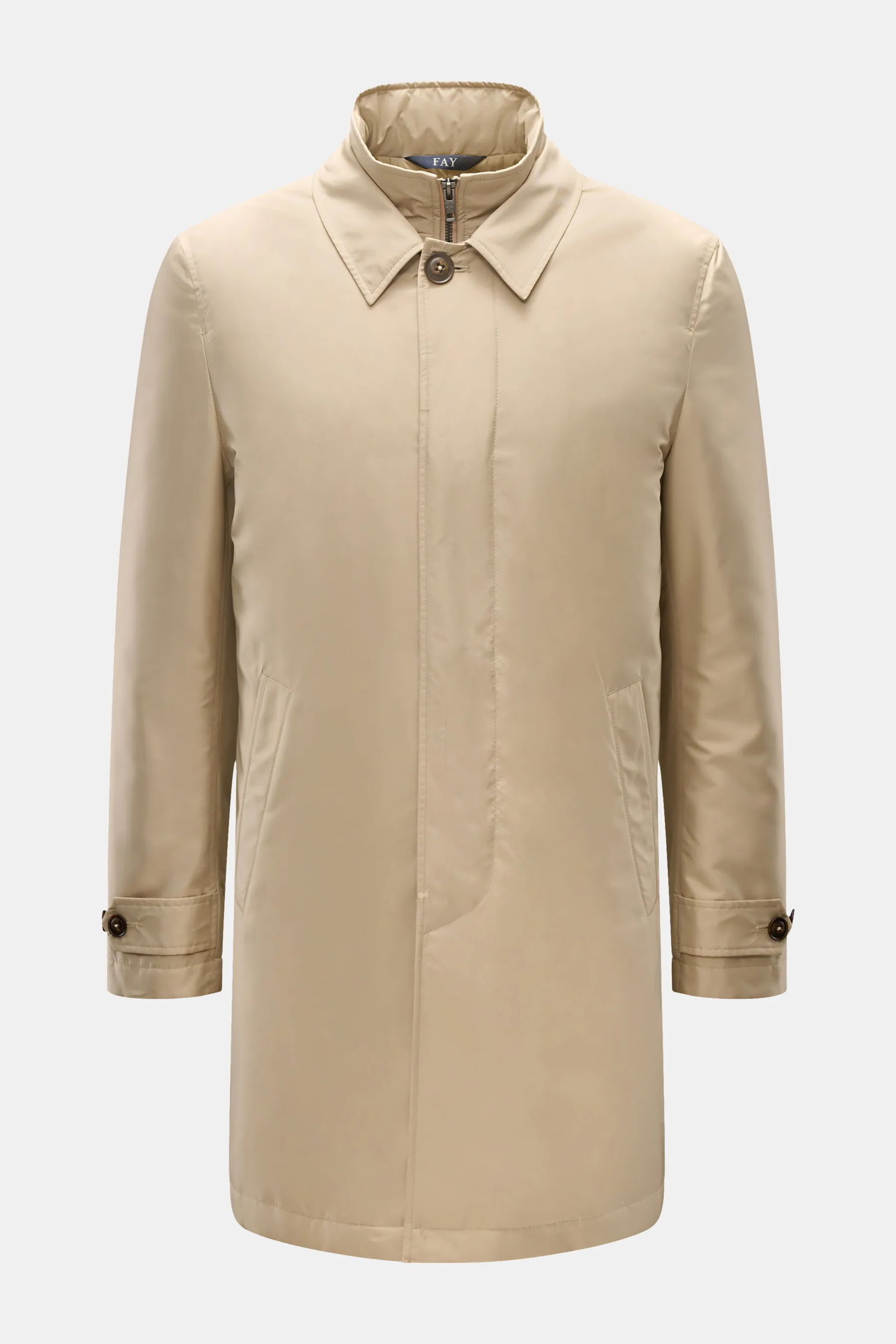 Fay - Herren - Mantel 'Morning Coat' beige – Bild 3