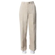 Aspesi - Relaxed Fit Wide Leg Pants - Größe 38 - beige Aspesi - Relaxed Fit Wide Leg Pants - Größe 38 - beige