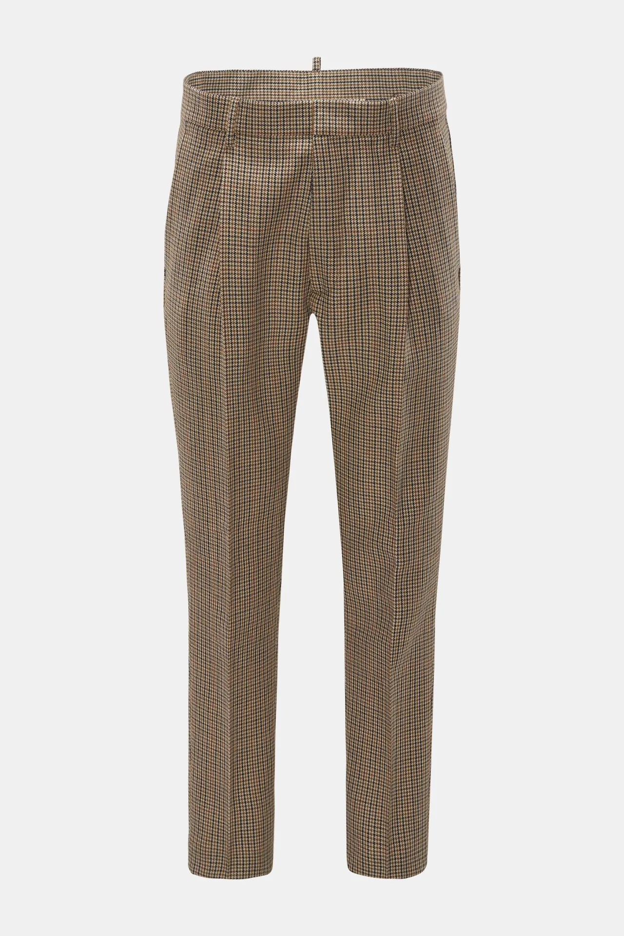 Dsquared2 - Herren - Wollhose beige/braun kariert Dsquared2 - Herren - Wollhose beige/braun kariert
