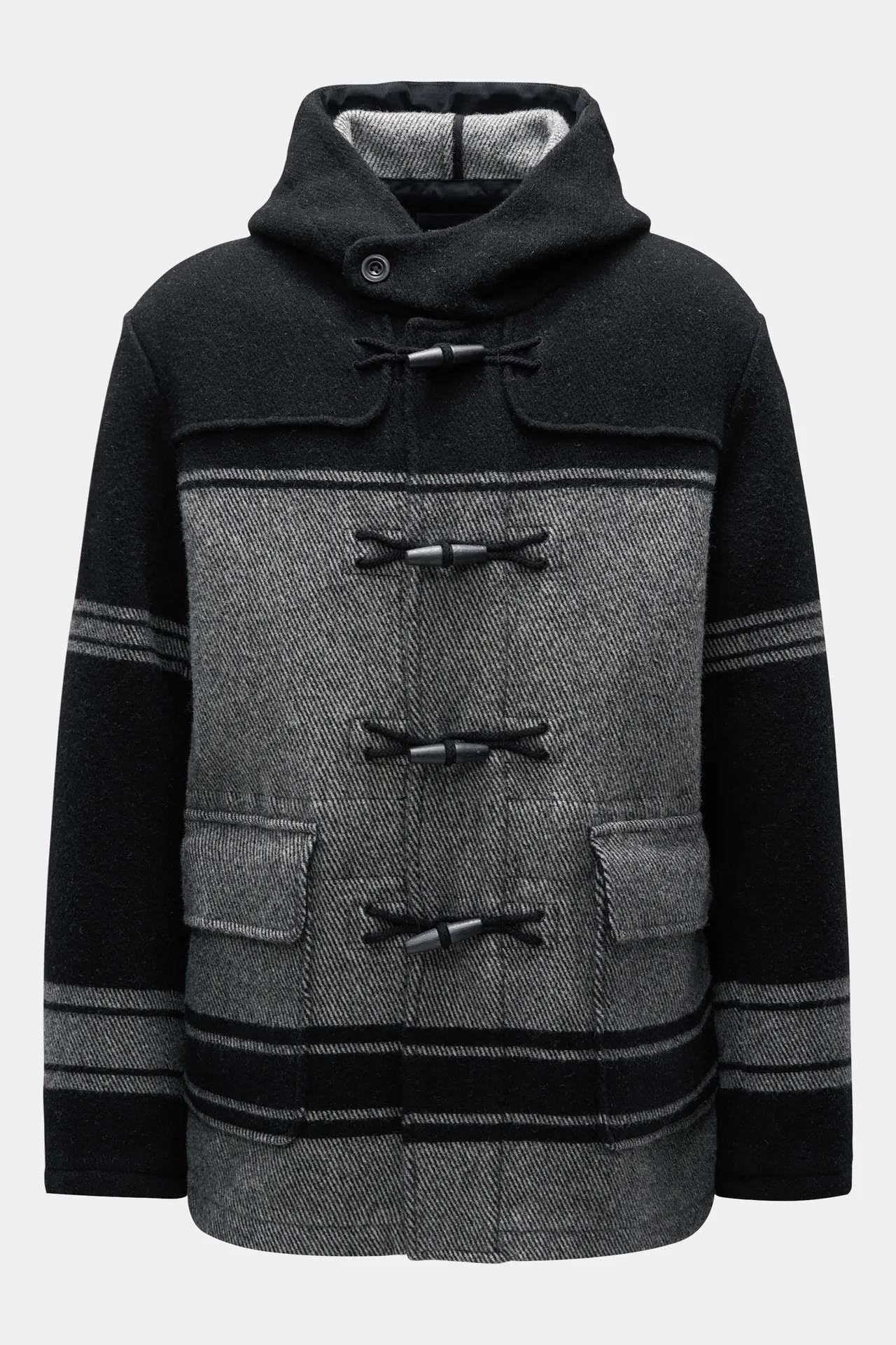 C.P. Company - Herren - Jacke %27C.P. Duffel%27 schwarz/hellgrau C.P. Company - Herren - Jacke %27C.P. Duffel%27 schwarz/hellgrau