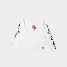 Jersey Crew Long Sleeve T-Shirt (Peckish Kapital Print) Jersey Crew Long Sleeve T-Shirt (Peckish Kapital Print)