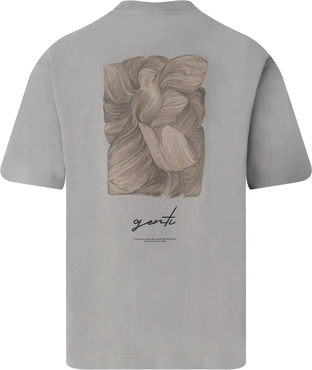 GENTI - J3125 3226 Tee Grey - Größe XXXL - grau GENTI - J3125 3226 Tee Grey - Größe XXXL - grau
