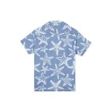 Vilebrequin Hemd Aus Leichtem Denim Mit Starfish-print Für Jungen - Gowling - Blau - Größe 14