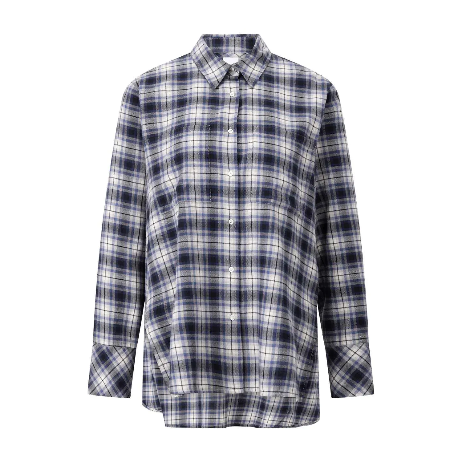 Emily can den Bergh - Karierte Hemdbluse - Größe 38 - blau Emily can den Bergh - Karierte Hemdbluse - Größe 38 - blau