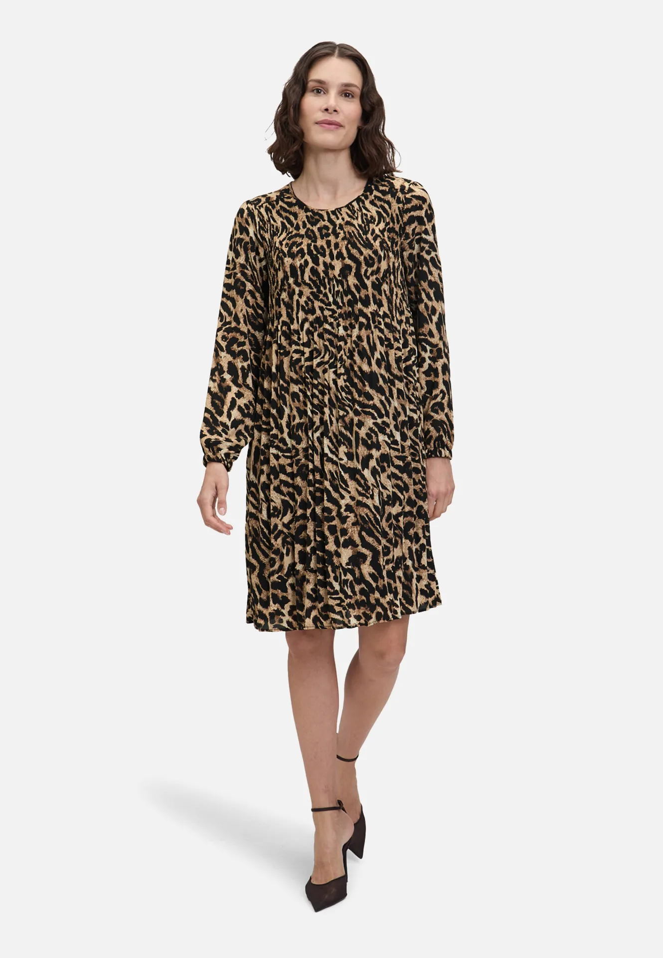 Plisseekleid langarm – Bild 2