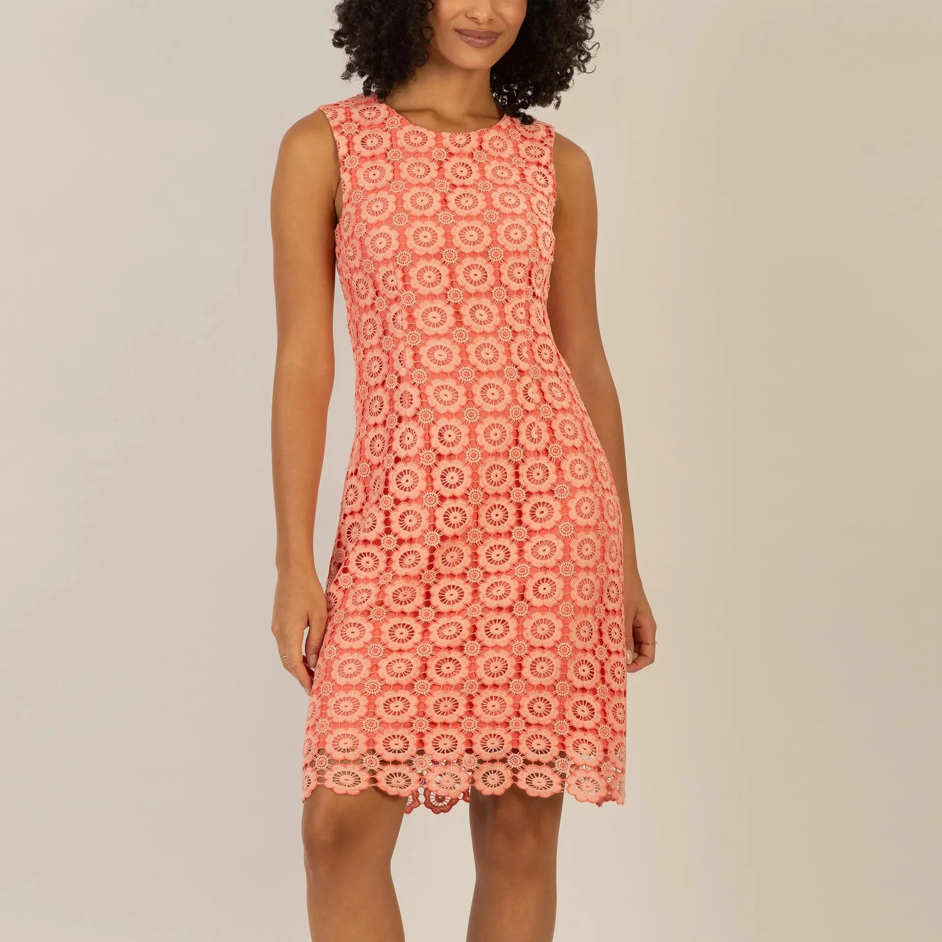 Apart - Spitzenkleid - Größe 38 - korallfarben – Bild 3