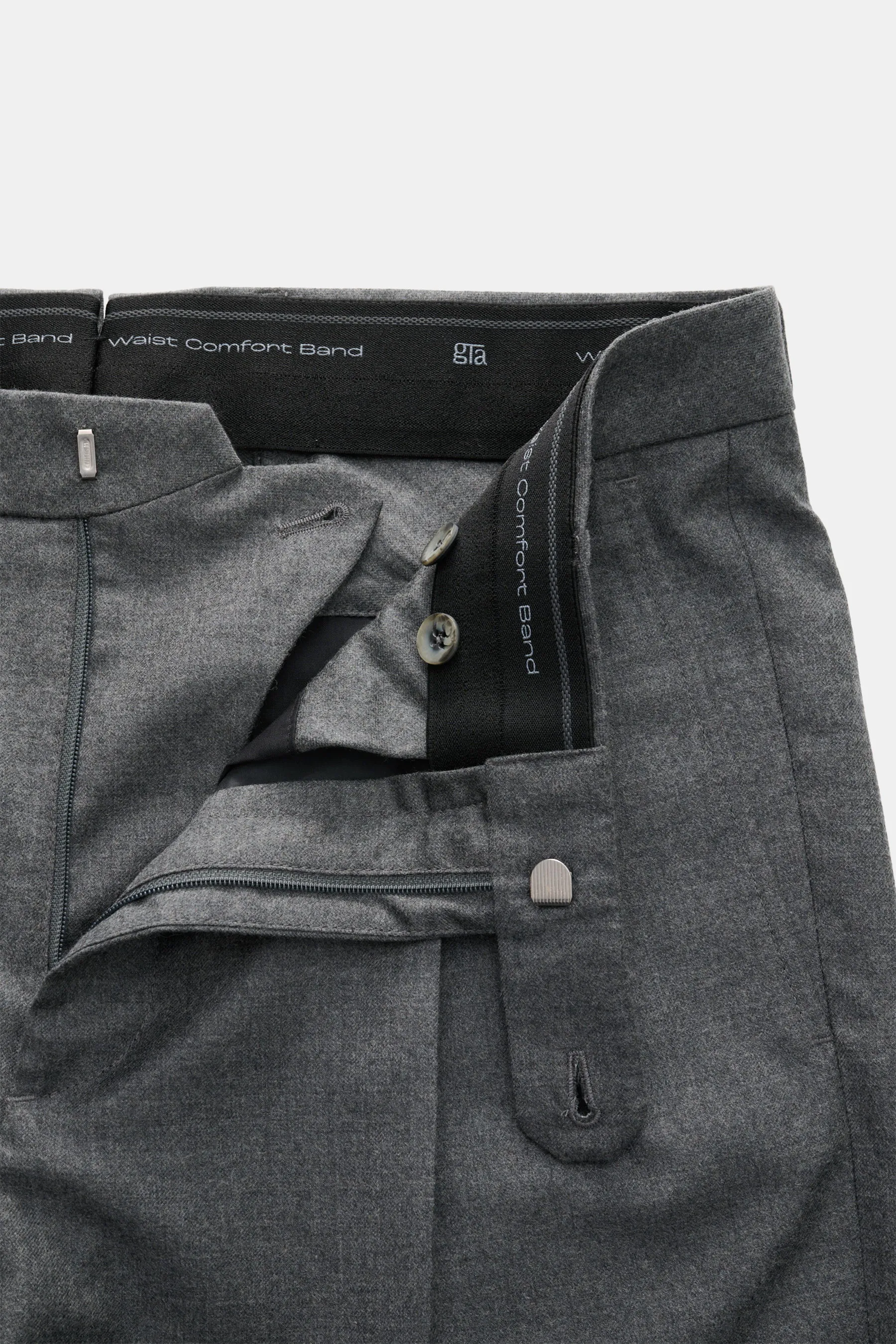 GTA - Herren - Wollhose 'Luca' dunkelgrau meliert – Bild 4