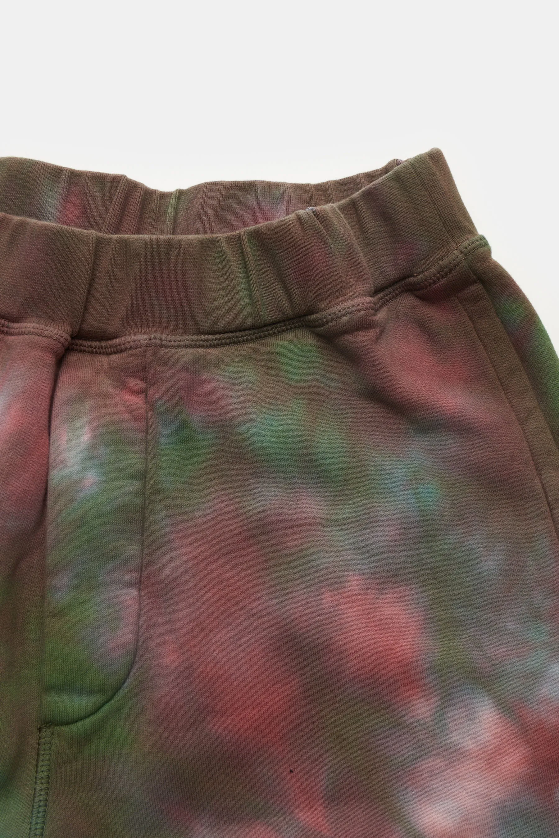 Dsquared2 - Herren - Sweatshorts grün/bordeaux gemustert – Bild 4