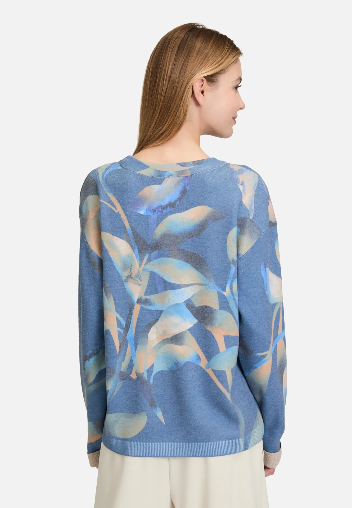 Feinstrickpullover mit Print Feinstrickpullover mit Print