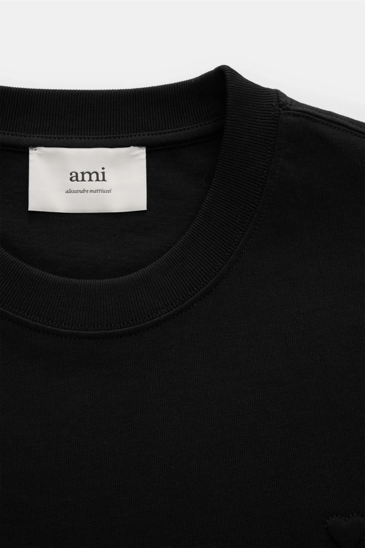 Ami Paris - Herren - Rundhals-T-Shirt dark navy – Bild 2