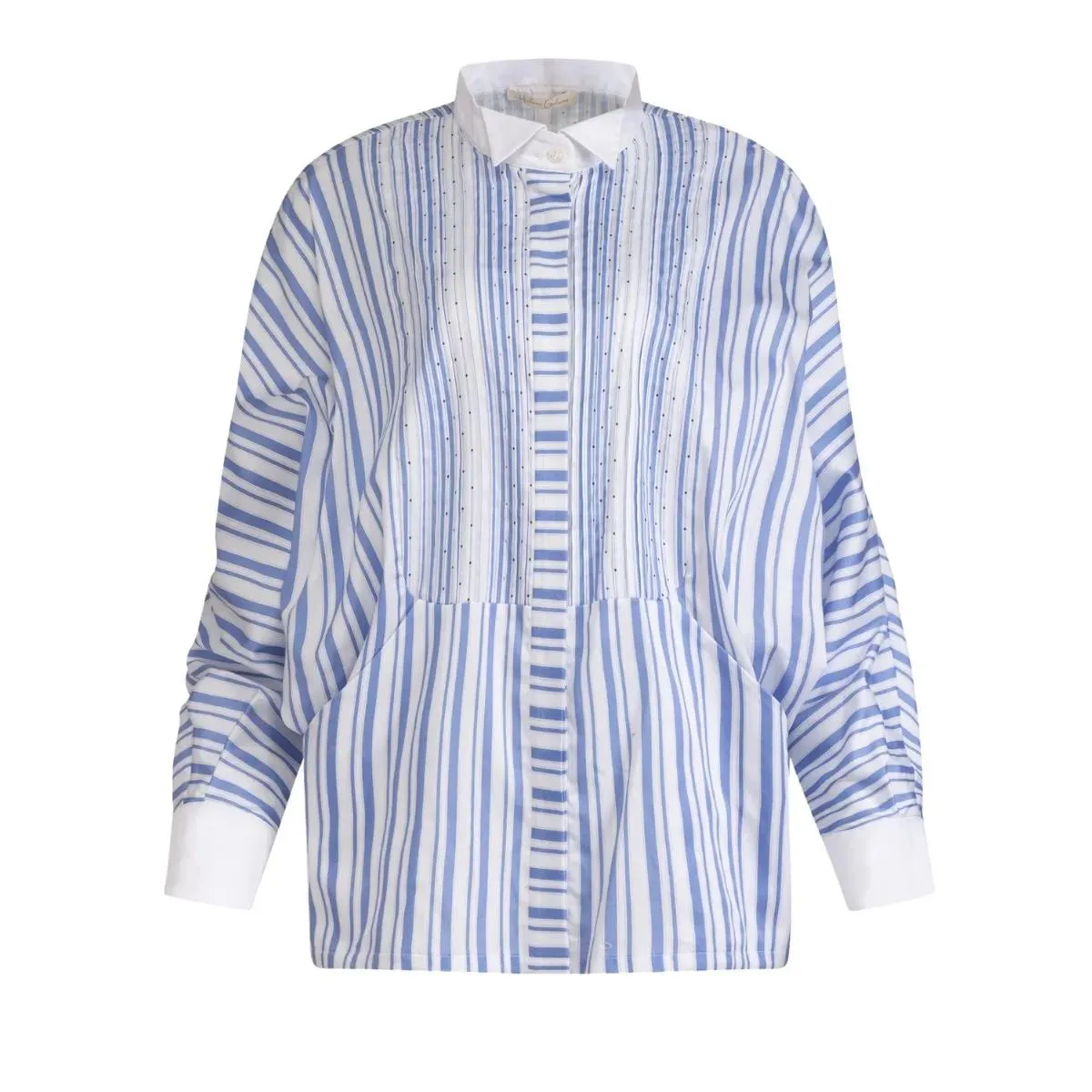 Helene Galwas - Blusenhemd BIANCARE - Größe M/L - blau Helene Galwas - Blusenhemd BIANCARE - Größe M/L - blau