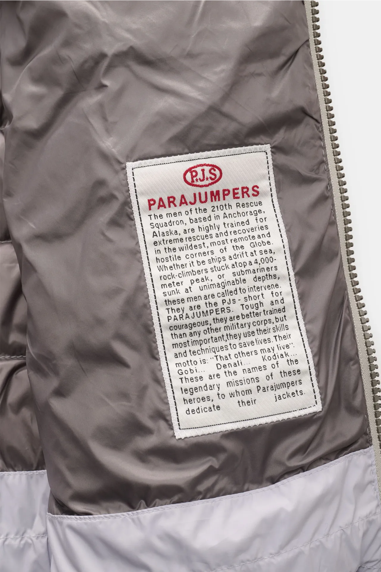 Parajumpers - Herren - Daunenjacke 'Ugo' hellgrau – Bild 8