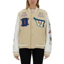 Off-White - Varsity Jacket - Größe 42 - beige Off-White - Varsity Jacket - Größe 42 - beige