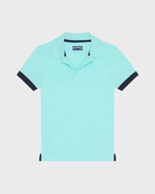 Vilebrequin - Solid Polohemd Aus Bio-baumwolle Für Jungen - Polohemd - Pantin - Blau - Größe 12 Vilebrequin - Solid Polohemd Aus Bio-baumwolle Für Jungen - Polohemd - Pantin - Blau - Größe 12