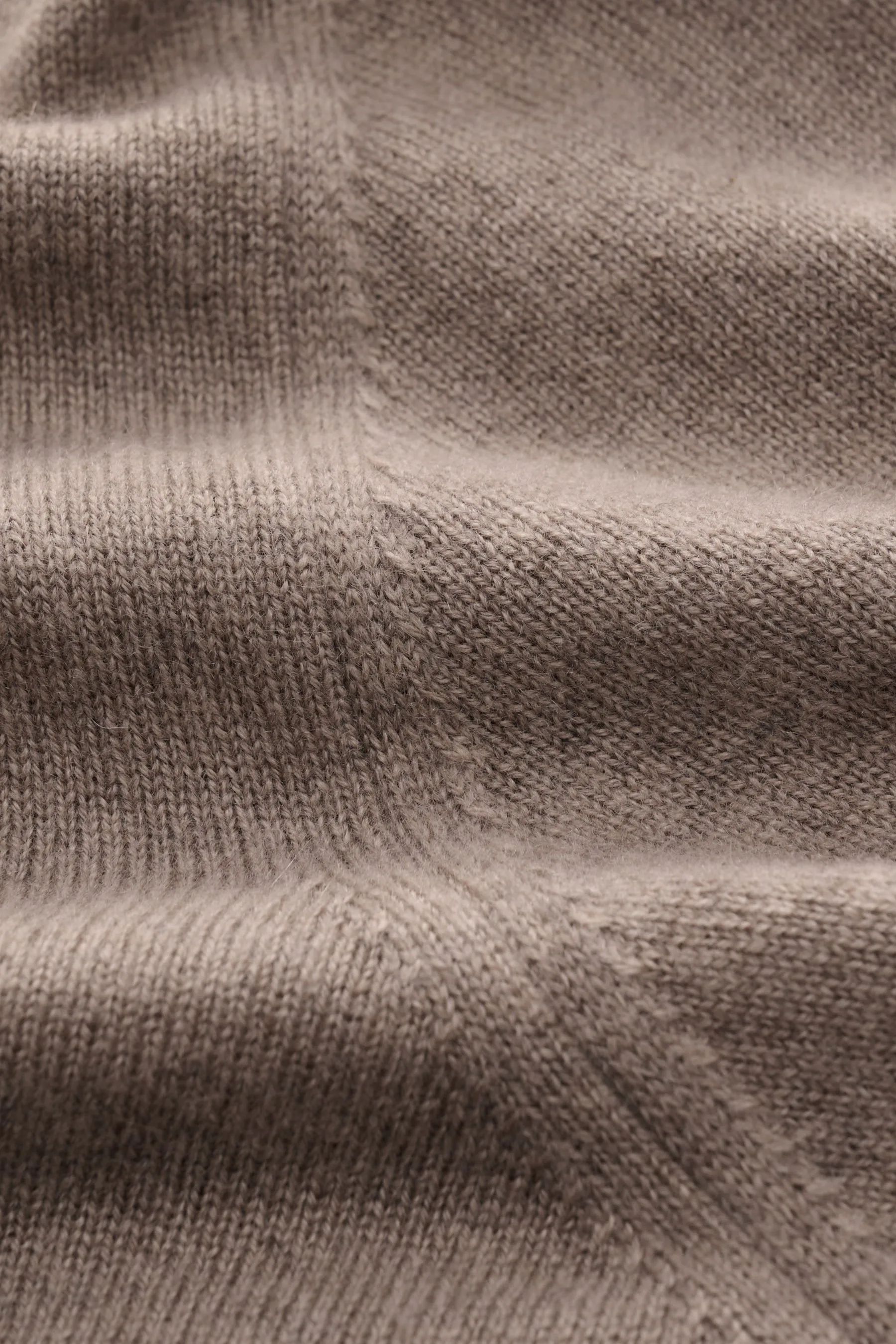 Colombo - Herren - Cashmere Rundhalspullover taupe – Bild 4