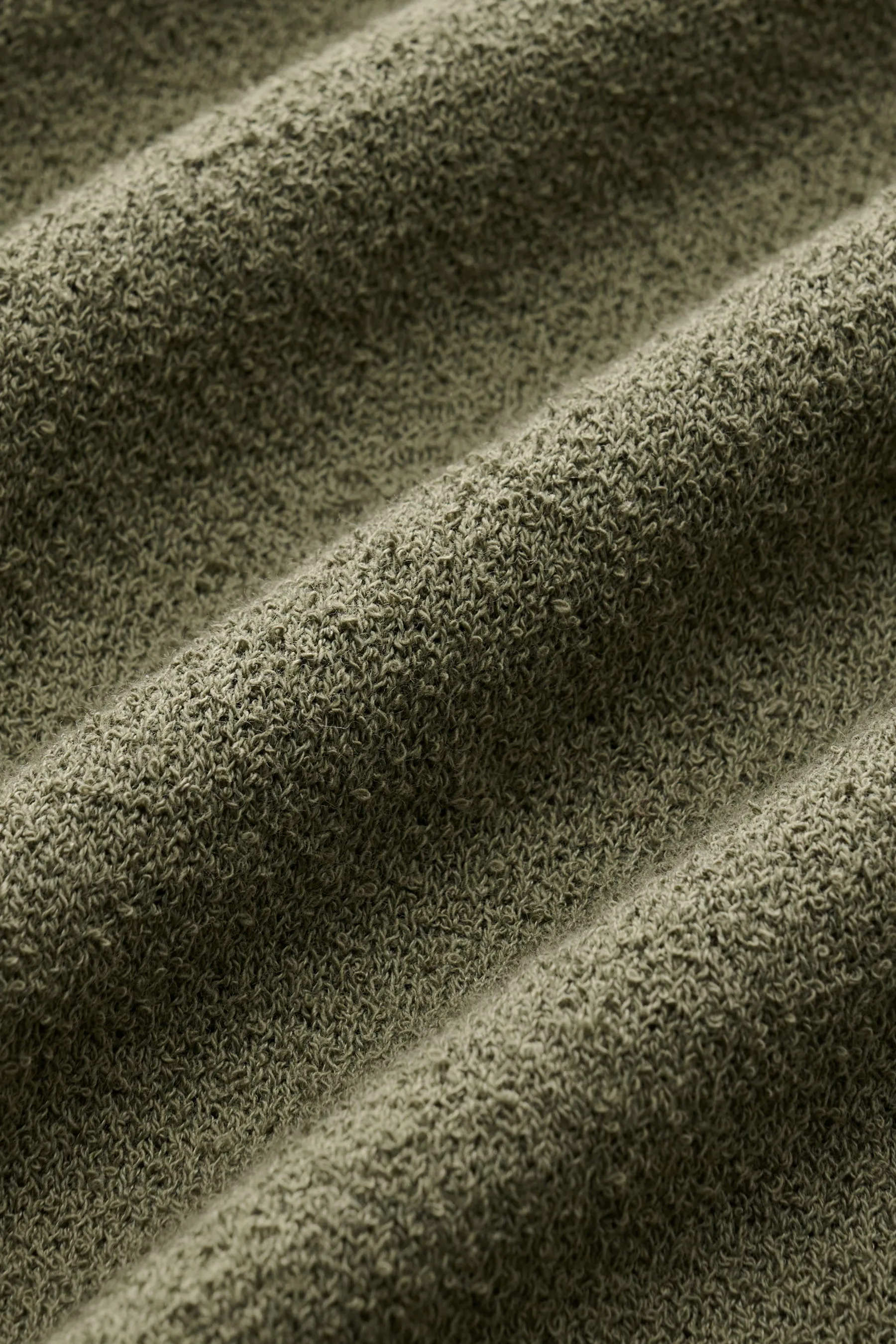 Drumohr - Herren - Kurzarm-Strickpolo graugrün – Bild 5