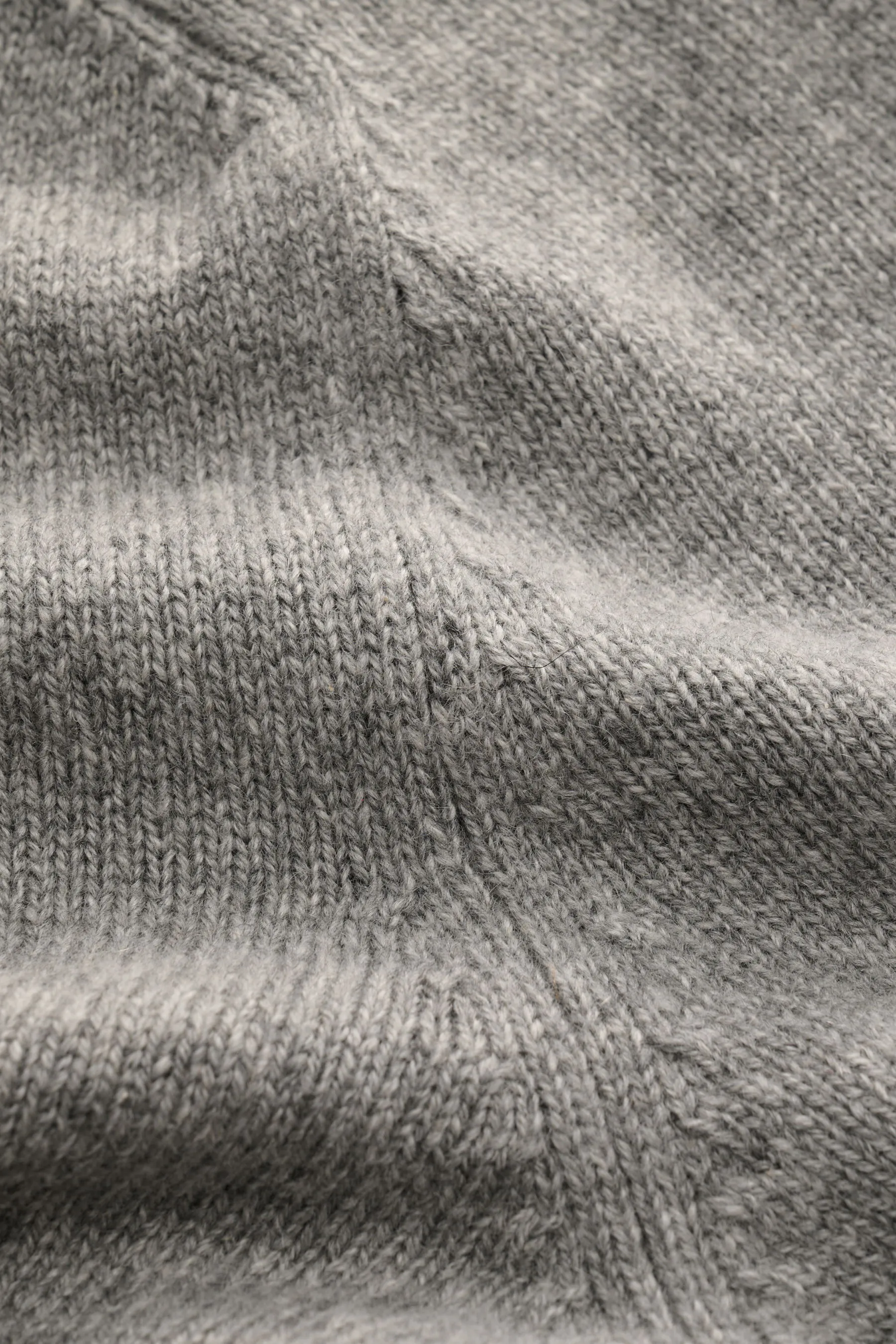 Malo - Herren - Cashmere Rundhalspullover grau – Bild 4