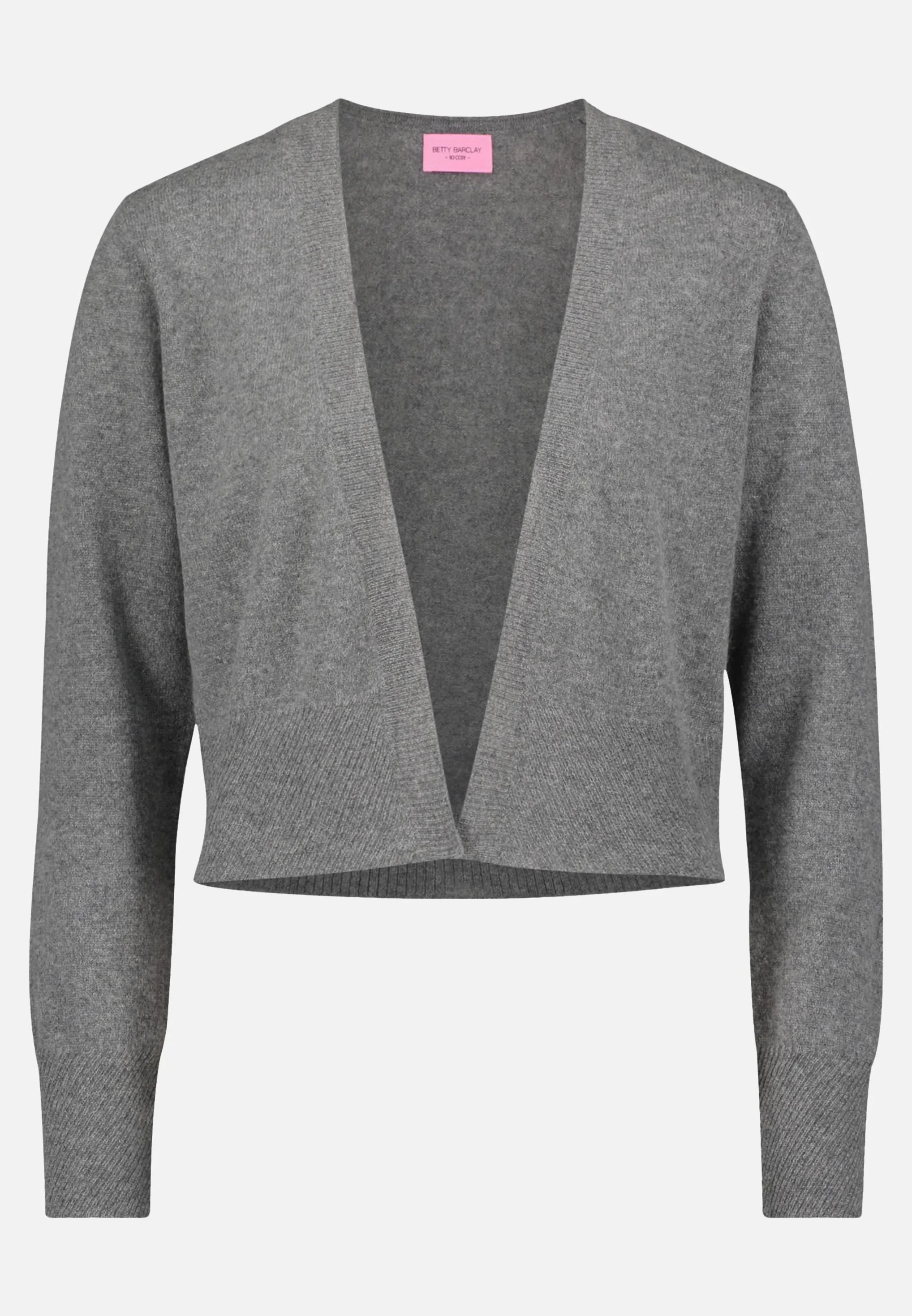 Kaschmir-Strickjacke mit Rippbündchen – Bild 3