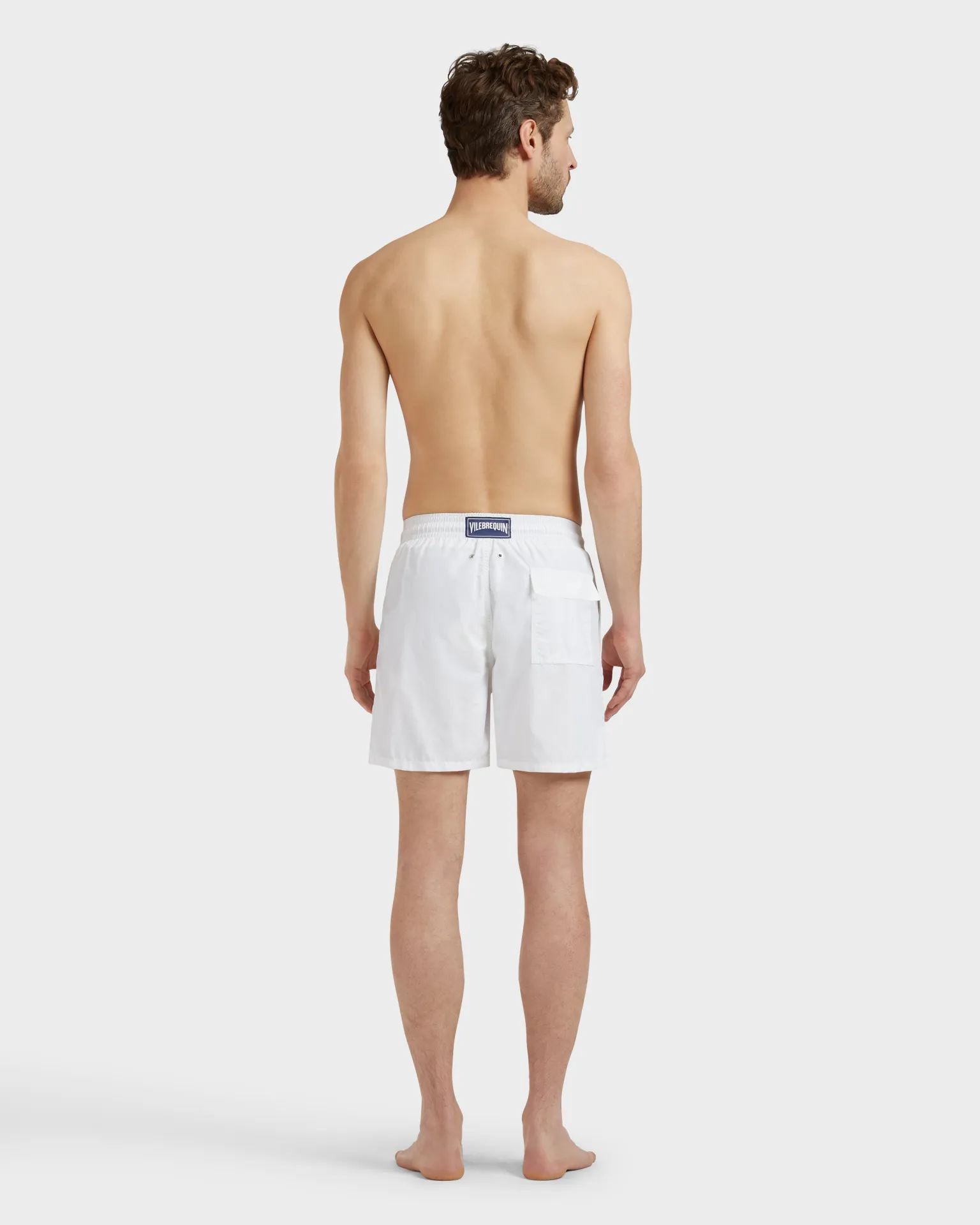Vilebrequin - Solid Badeshorts Für Herren - Bademode - Moorea - Weiss - Größe M – Bild 4