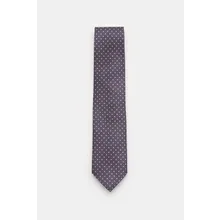 Bigi - Herren - Seidenkrawatte %27Cile%27 grau/weiß gepunktet Bigi - Herren - Seidenkrawatte %27Cile%27 grau/weiß gepunktet