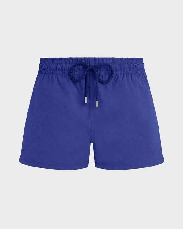 Vilebrequin - Kurze Jacquard Turtles Badeshorts Für Herren - Bademode - Manta - Blau - Größe S Vilebrequin - Kurze Jacquard Turtles Badeshorts Für Herren - Bademode - Manta - Blau - Größe S