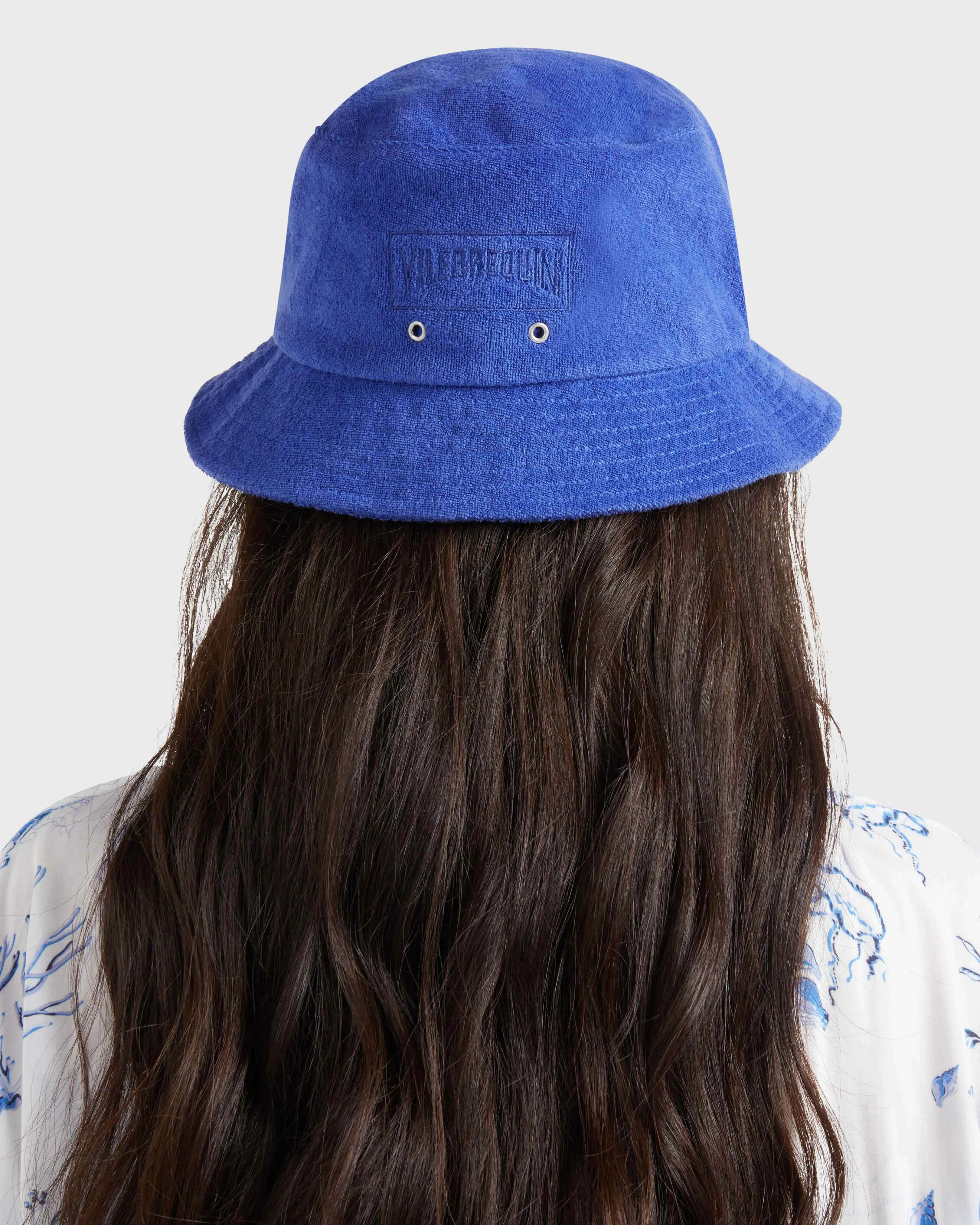 Vilebrequin - Solid Unisex-frotteehut - Hut - Boom - Blau - Größe XS/S – Bild 4