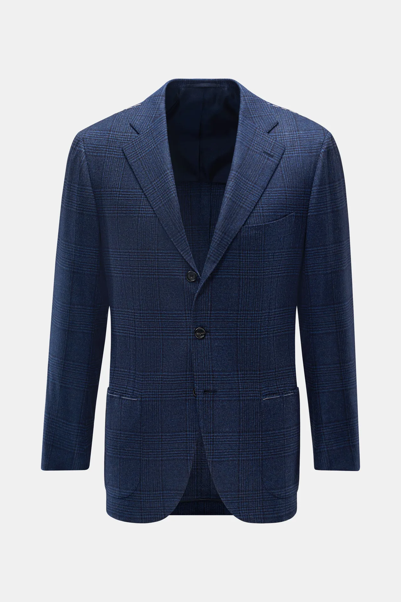 Cesare Attolini - Herren - Sakko navy/schwarz kariert Cesare Attolini - Herren - Sakko navy/schwarz kariert