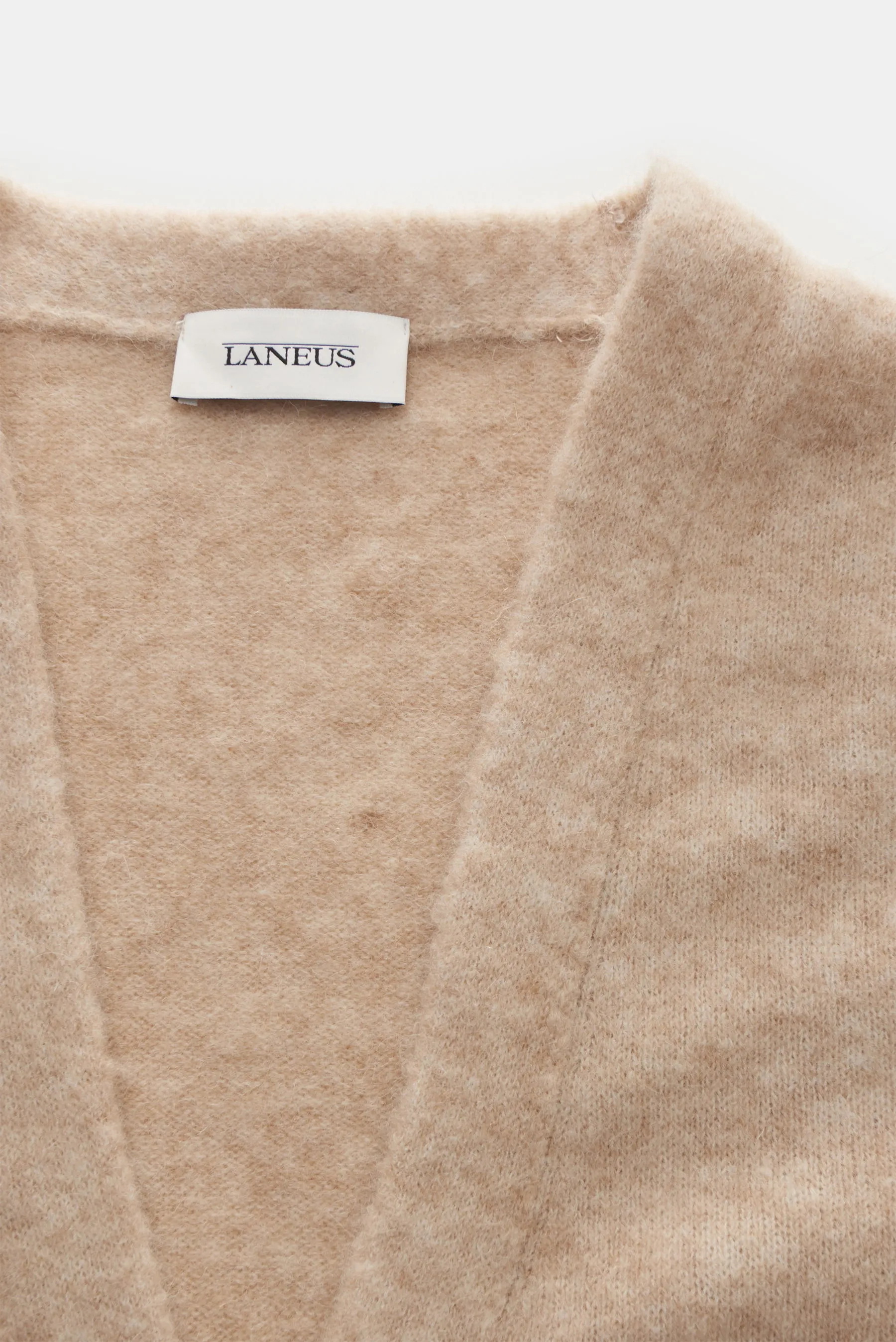 Laneus - Herren - Cardigan beige meliert – Bild 2