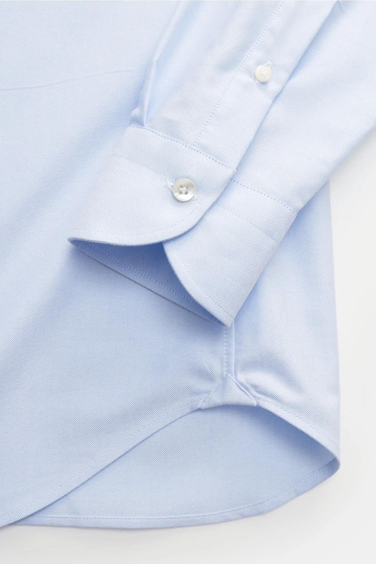 Guglielminotti - Herren - Oxford-Hemd Haifisch-Kragen hellblau – Bild 3