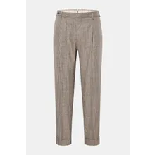 PT Torino - Herren - Wollhose %27Carrot Fit%27 grau/creme/navy kariert PT Torino - Herren - Wollhose %27Carrot Fit%27 grau/creme/navy kariert