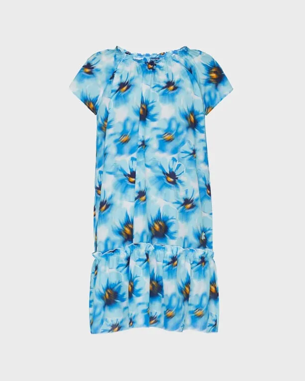 Vilebrequin - Poppies Baumwoll- Und Seidenkleid Für Mädchen - Kleid - Gizelle - Blau - Größe 6 Vilebrequin - Poppies Baumwoll- Und Seidenkleid Für Mädchen - Kleid - Gizelle - Blau - Größe 6