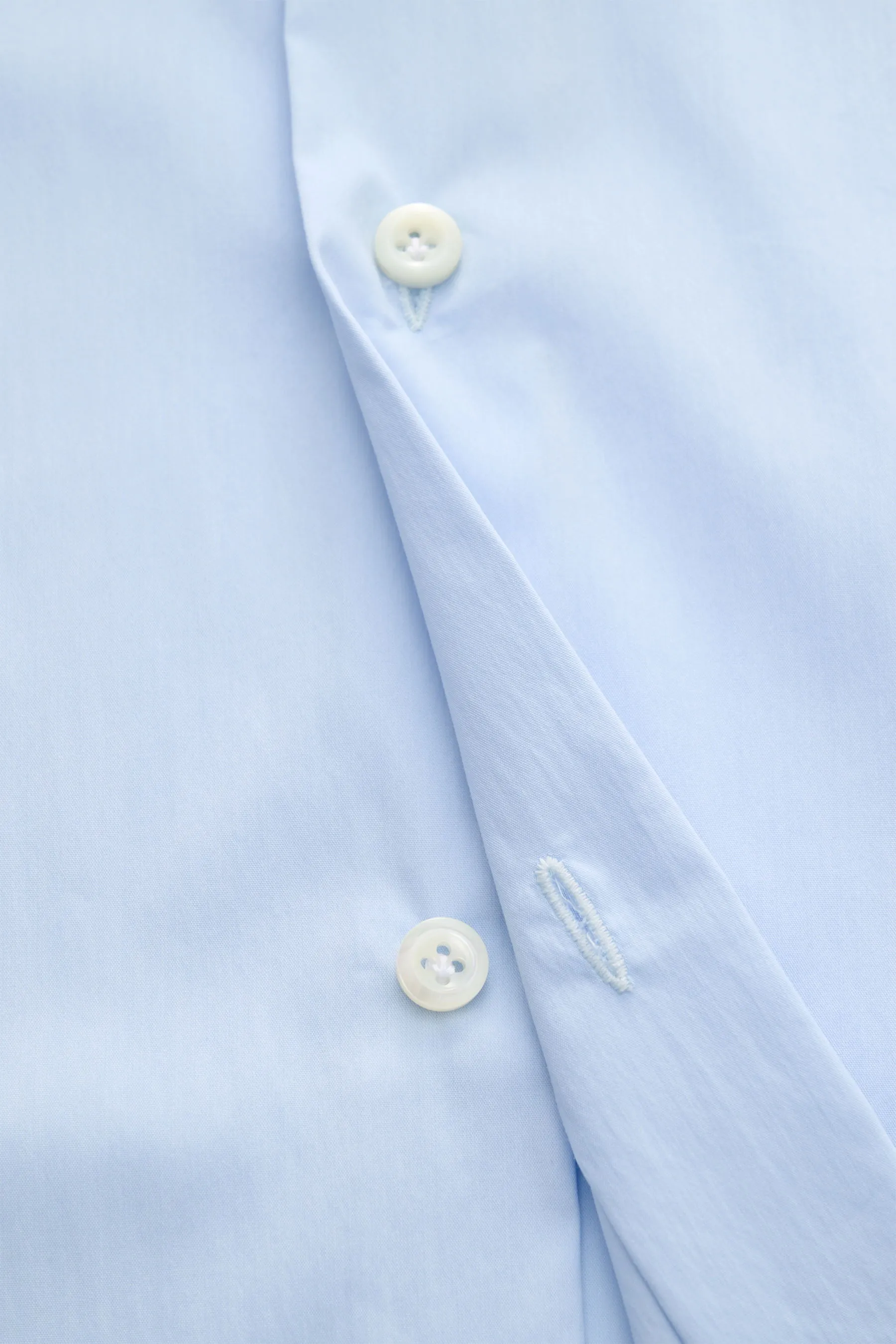 Giampaolo - Herren - Casual-Hemd Haifisch-Kragen hellblau – Bild 5