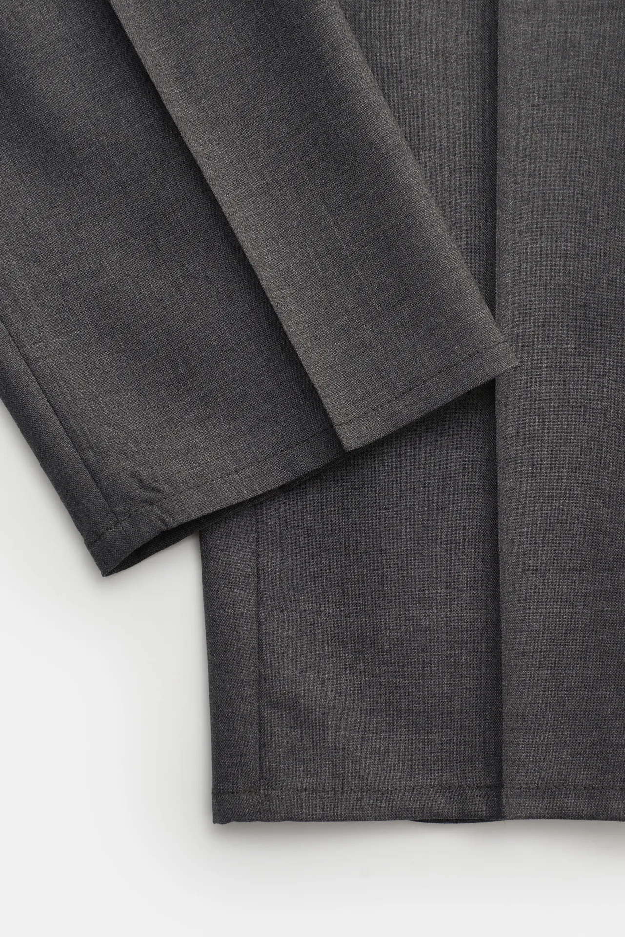 Brunello Cucinelli - Herren - Wollhose 'Leisure Fit' dunkelgrau meliert – Bild 5