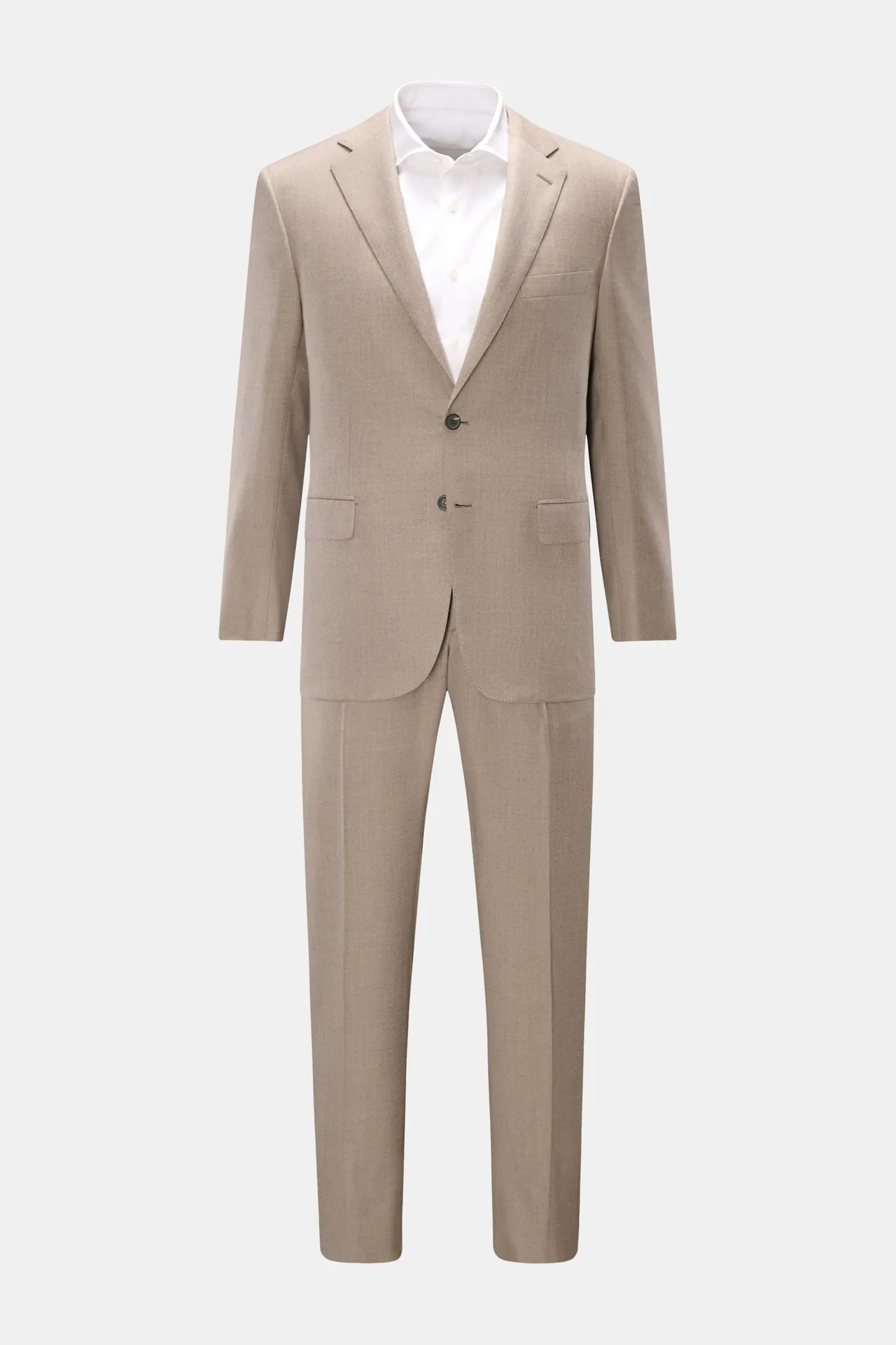 Brioni - Herren - Anzug %27Brunico%27 taupe meliert Brioni - Herren - Anzug %27Brunico%27 taupe meliert