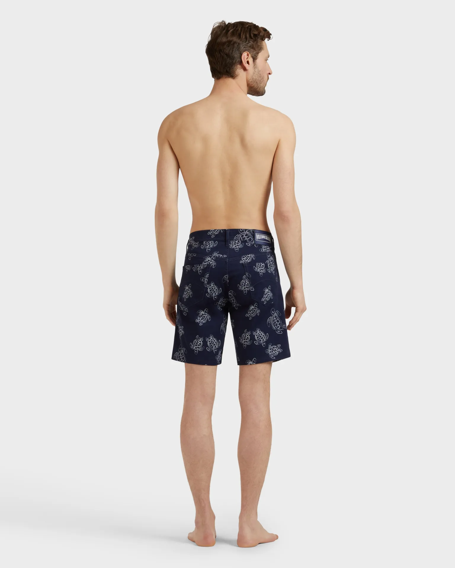 Vilebrequin - Ronde Des Tortues Bermudashorts Für Herren - Bermuda - Garonne - Blau - Größe 36 – Bild 4