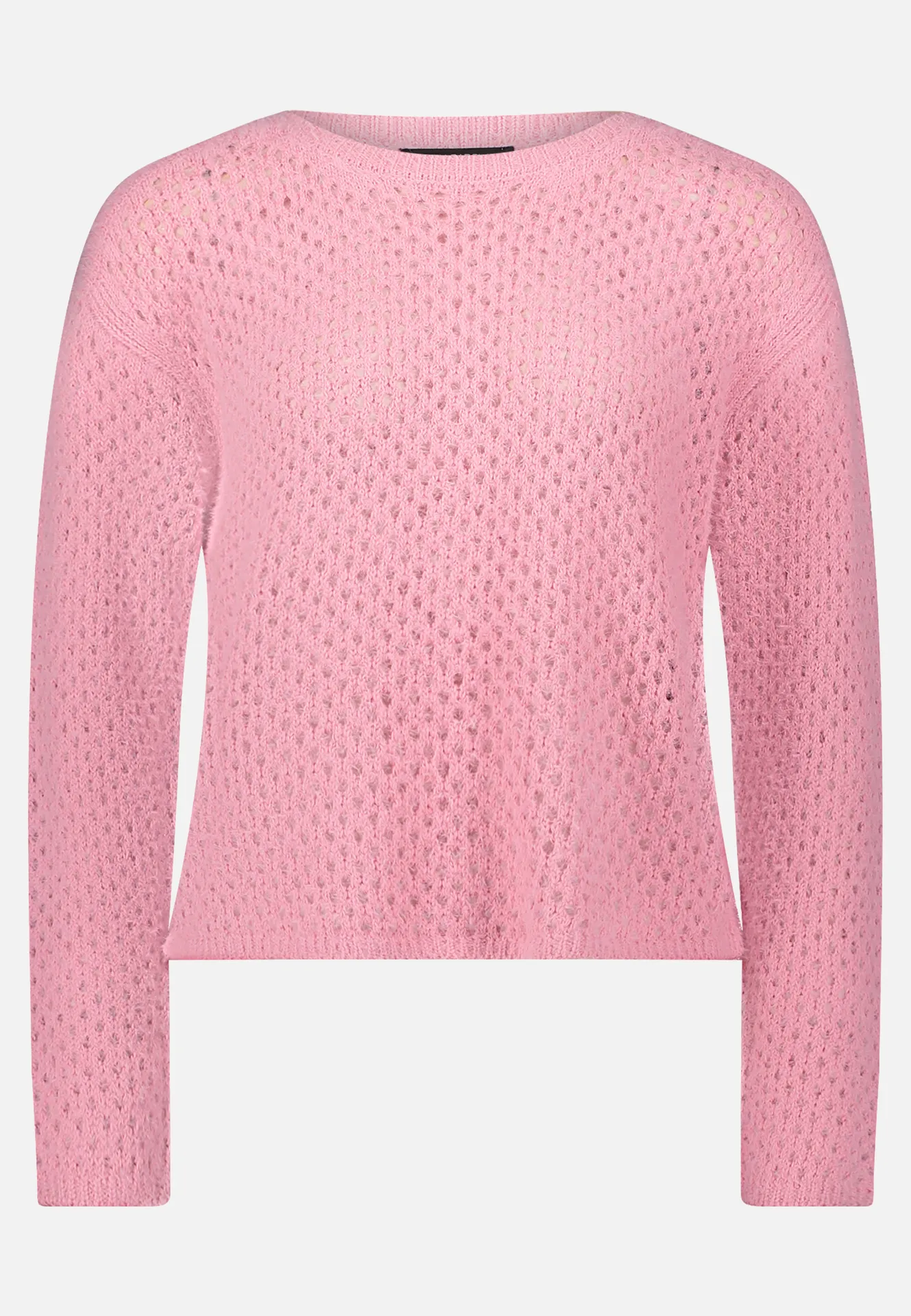 Lochstrick-Pullover langarm – Bild 3