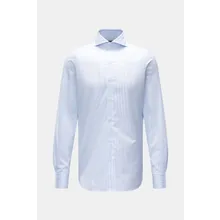 Finamore - Herren - Business Hemd %27Sergio Napoli%27 Haifisch-Kragen hellblau/weiß gestreift Finamore - Herren - Business Hemd %27Sergio Napoli%27 Haifisch-Kragen hellblau/weiß gestreift