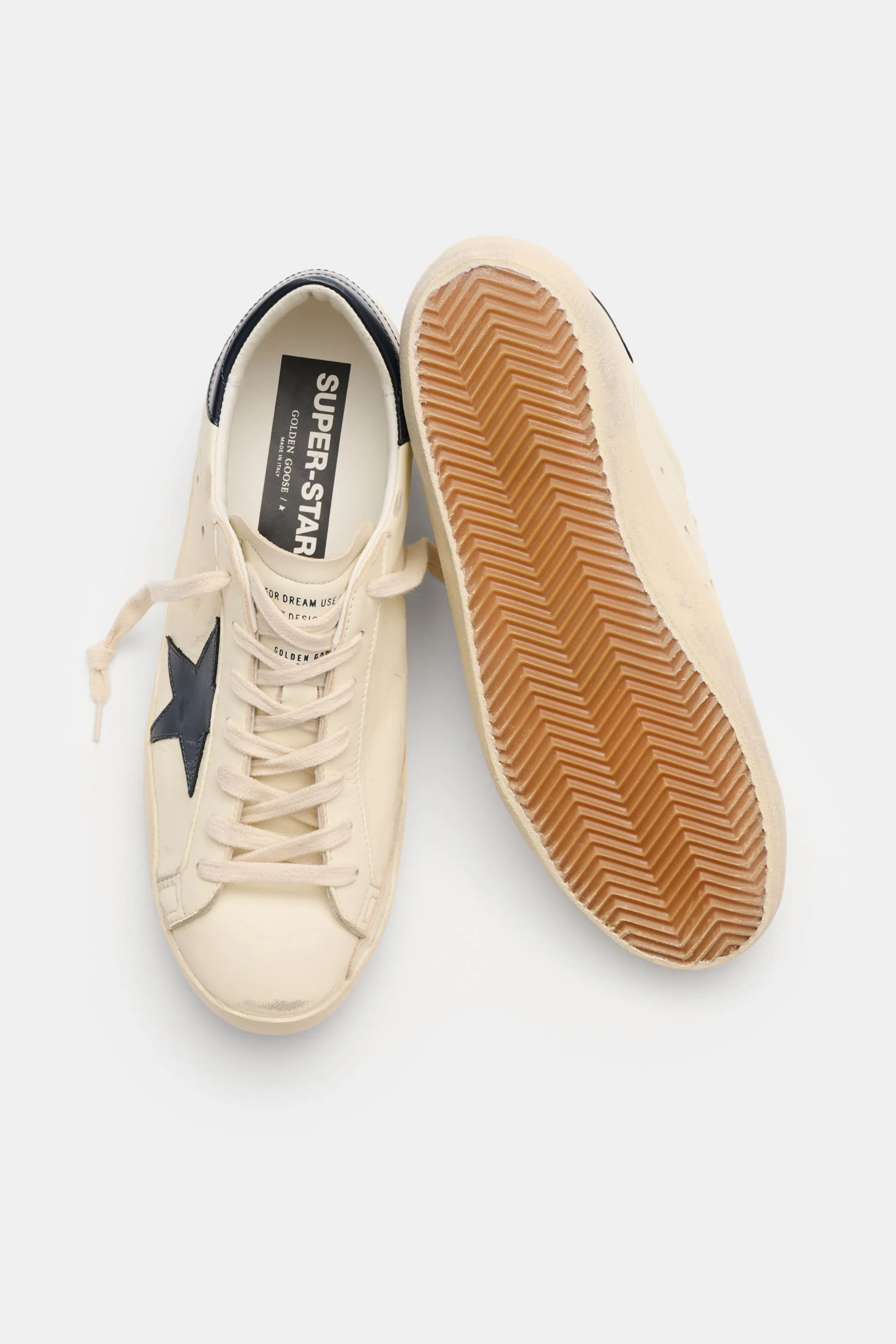 Golden Goose - Herren - Sneaker 'Super-Star Classic' creme/navy – Bild 2