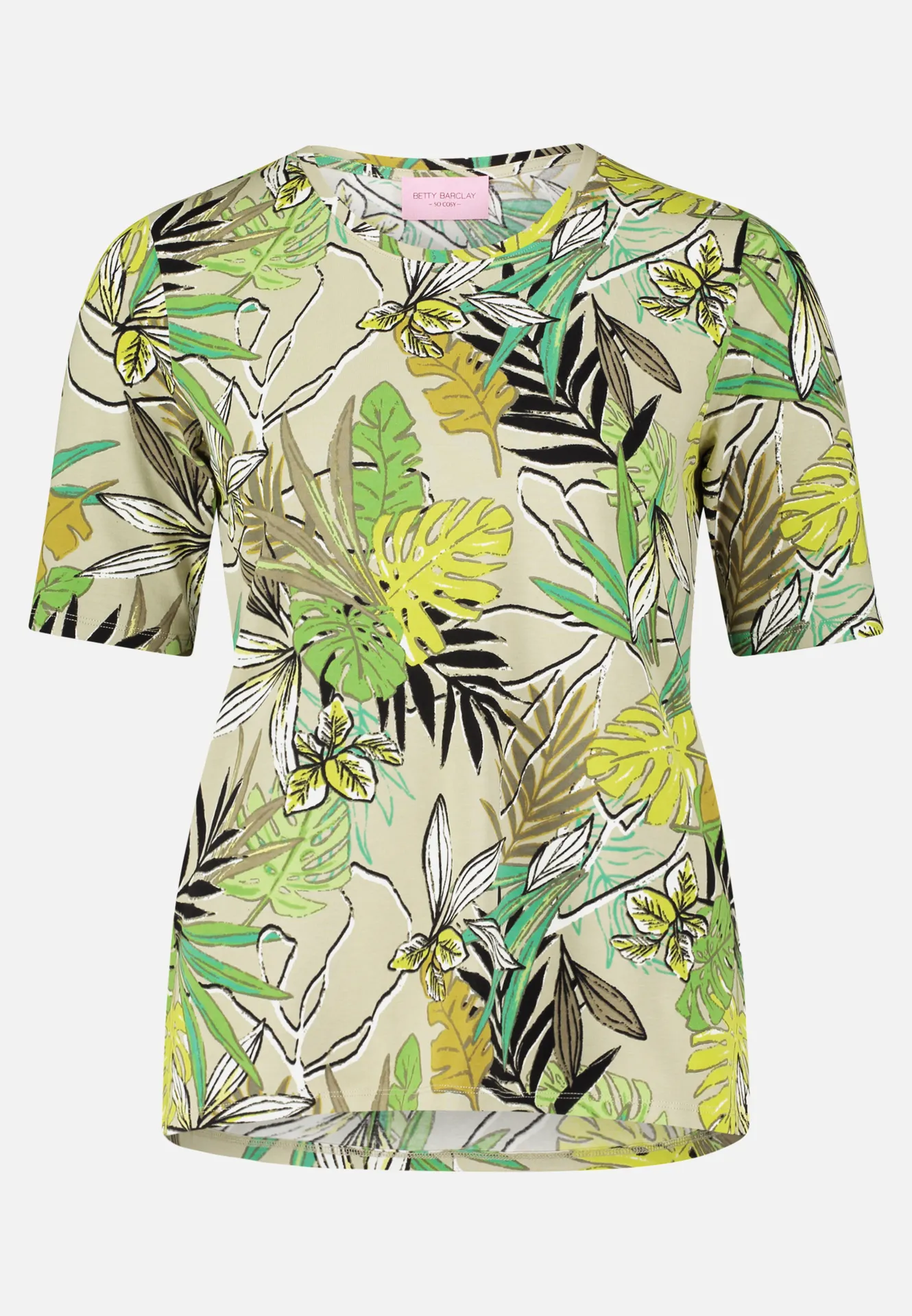 Basic Shirt mit Blumenprint – Bild 3