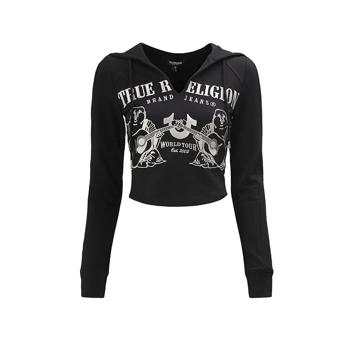 True Religion - Hoodie - Größe L - schwarz True Religion - Hoodie - Größe L - schwarz