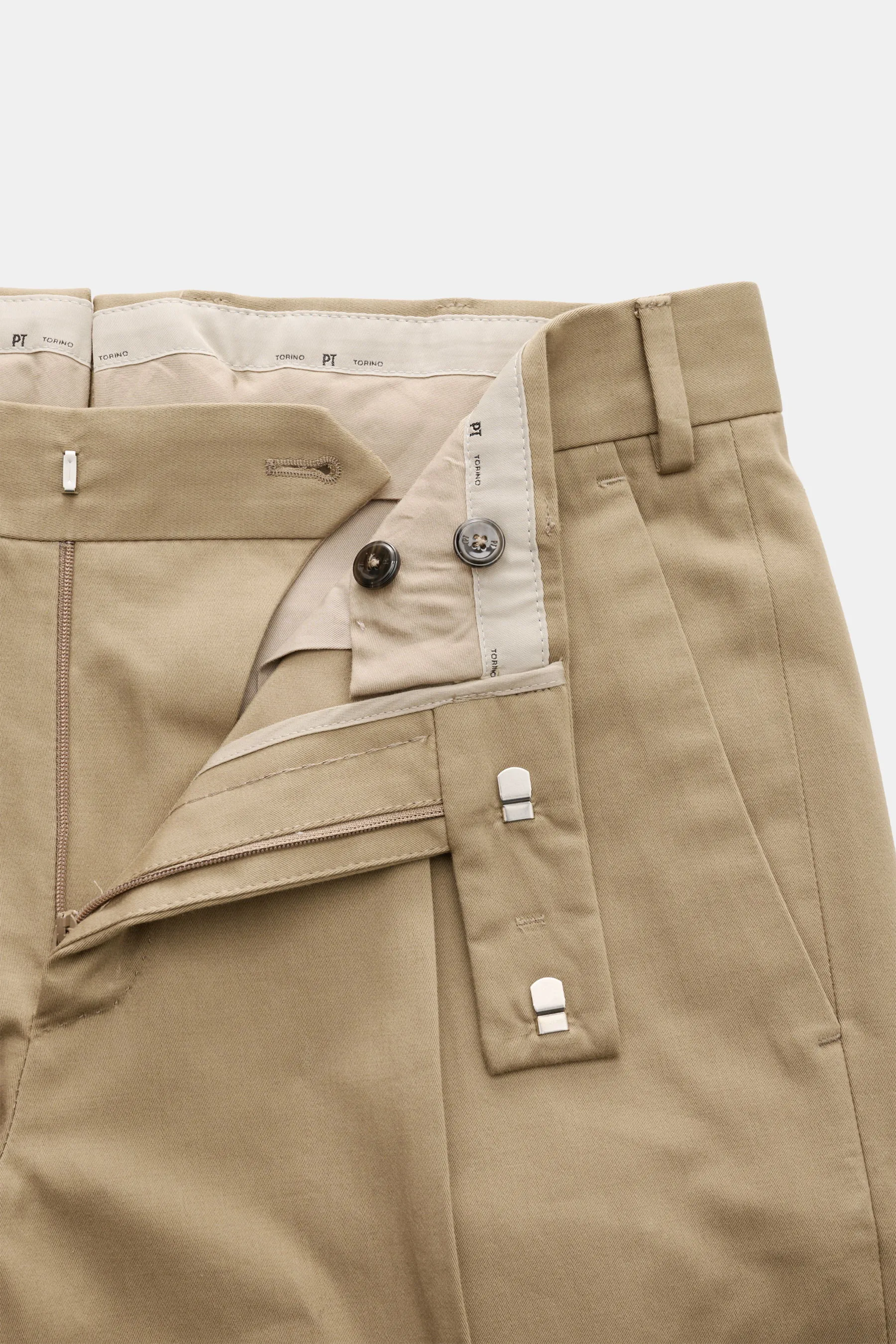 PT Torino - Herren - Chino 'Rebel Fit' hellbraun – Bild 4