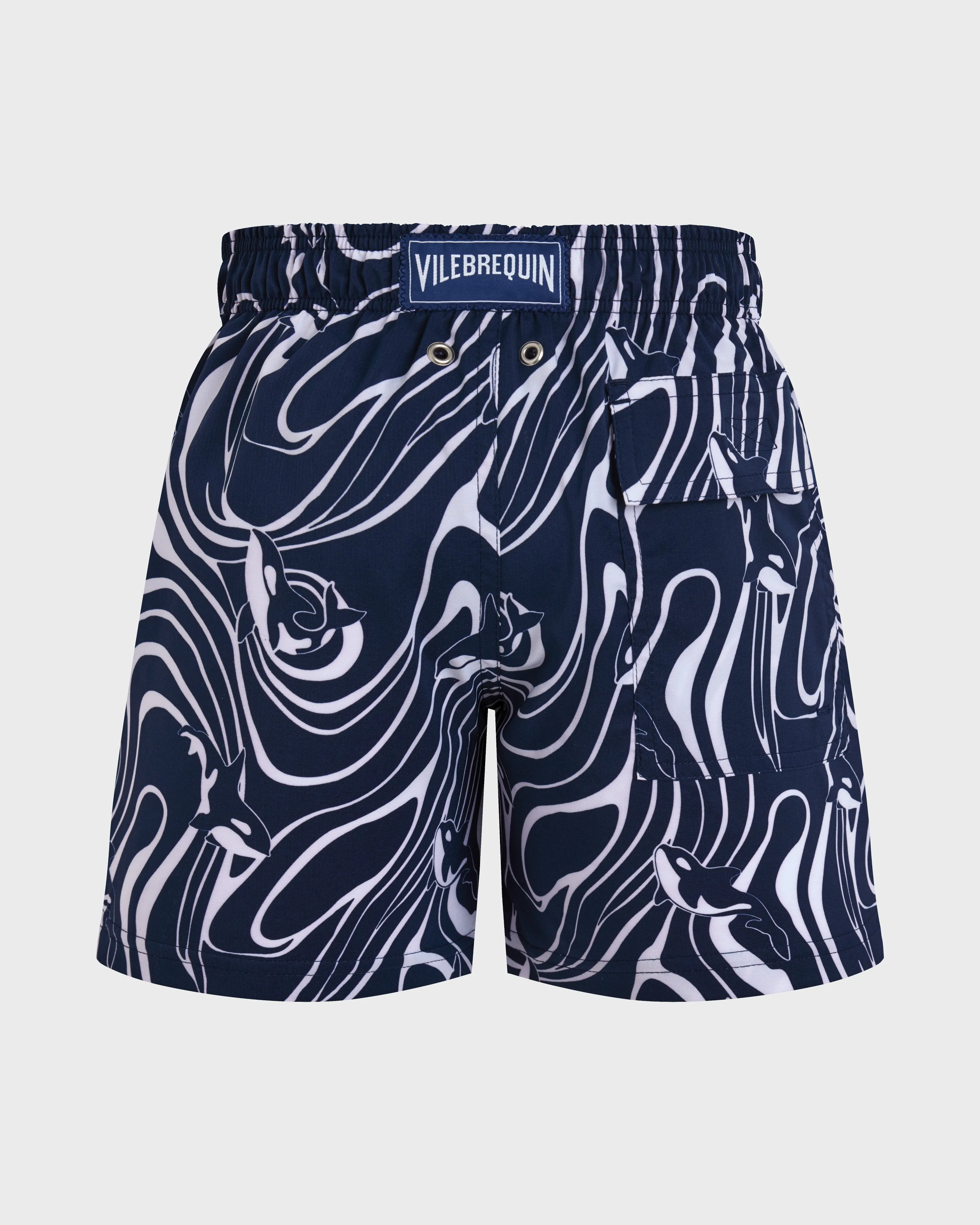 Vilebrequin - Orcas Stretch-badeshorts Für Jungen - Bademode - Jirise - Blau - Größe 4 – Bild 2