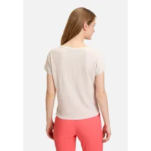 Strukturshirt mit U-Boot-Ausschnitt Strukturshirt mit U-Boot-Ausschnitt