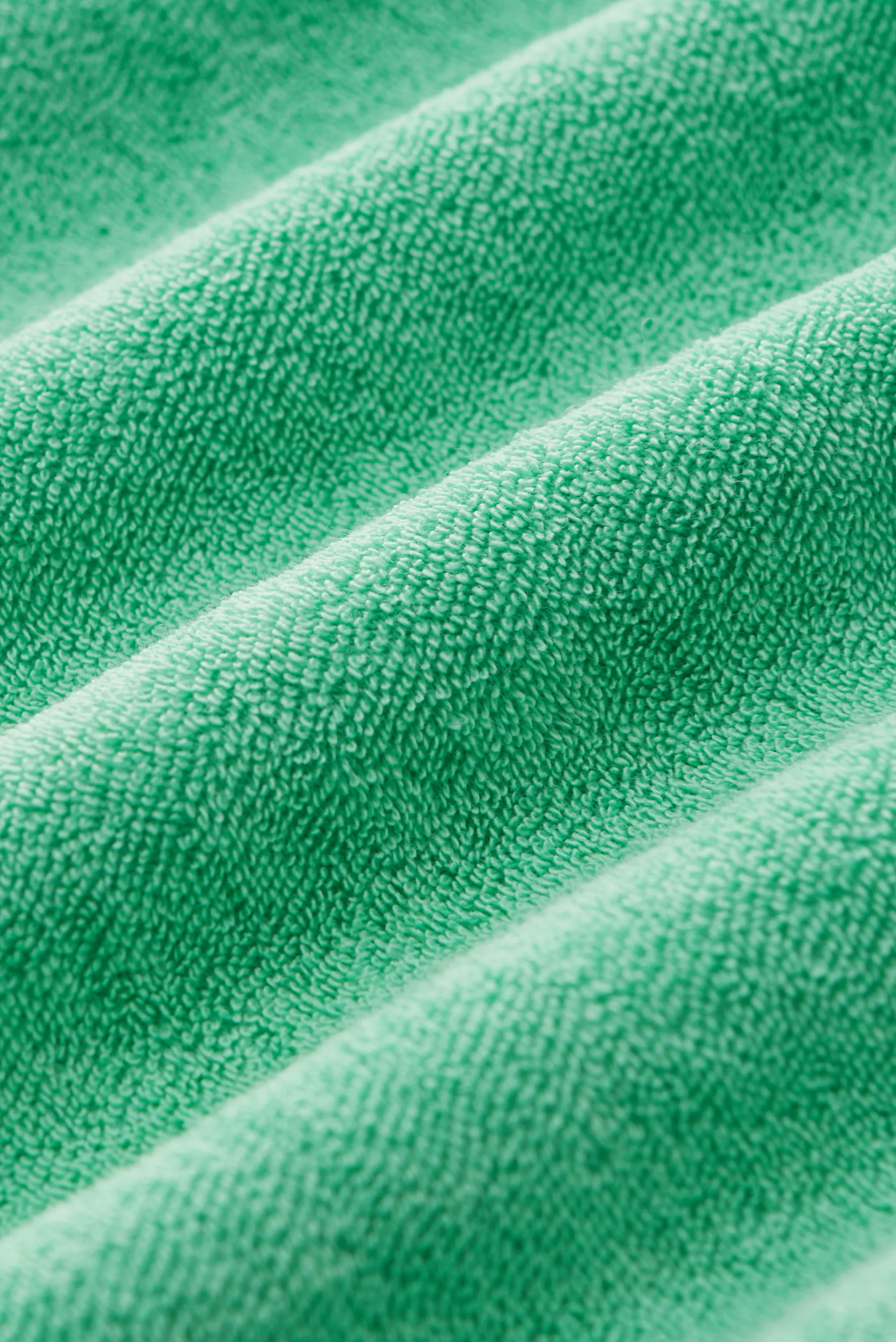 04651/ A trip in a bag - Herren - Frottee Rundhals-T-Shirt 'Terry Tee' hellgrün – Bild 5