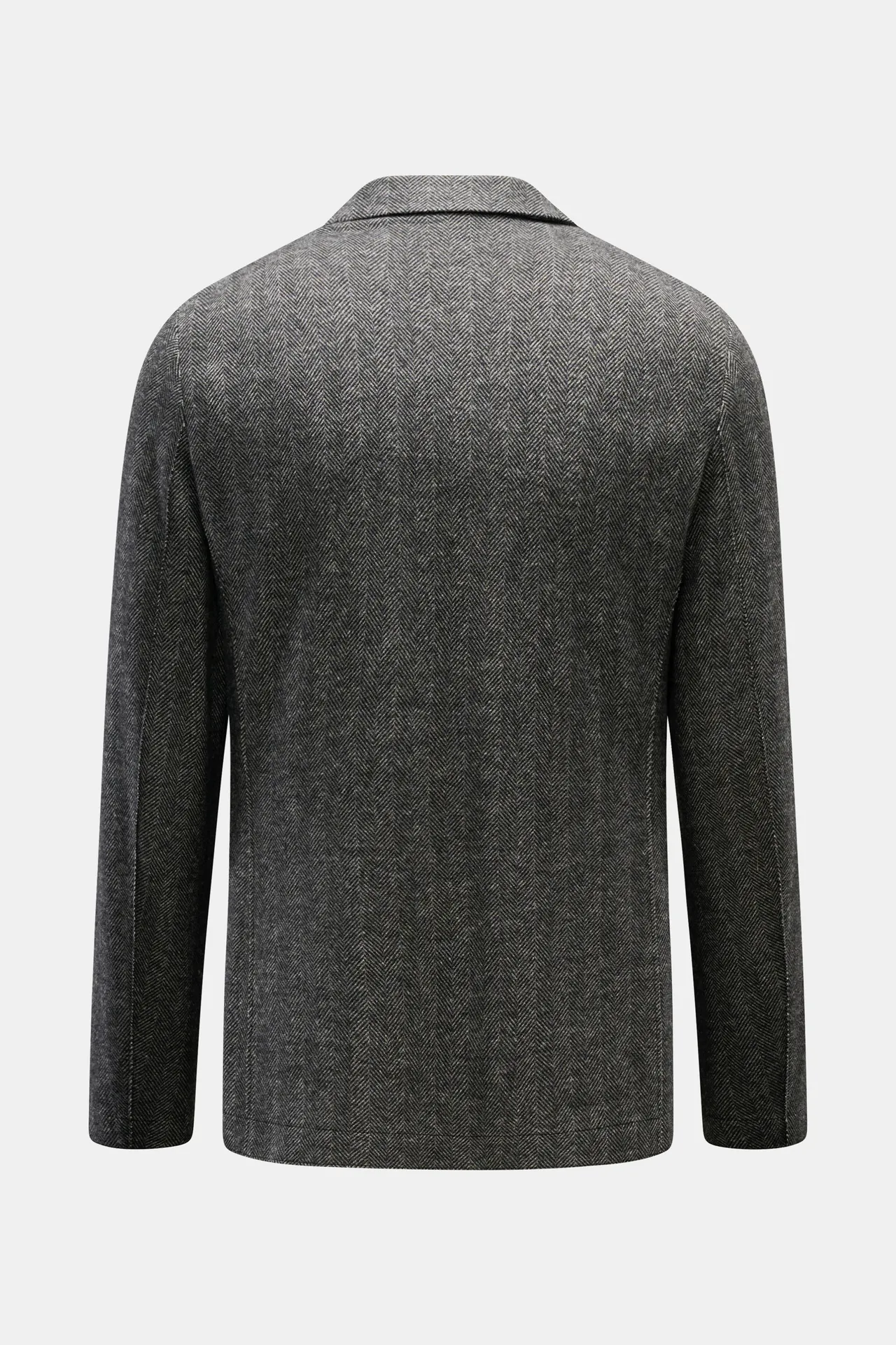 Harris Wharf London - Herren - Sakko dunkelgrau gemustert – Bild 3