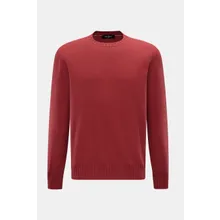 Gran Sasso - Herren - Cashmere Rundhalspullover rotbraun Gran Sasso - Herren - Cashmere Rundhalspullover rotbraun